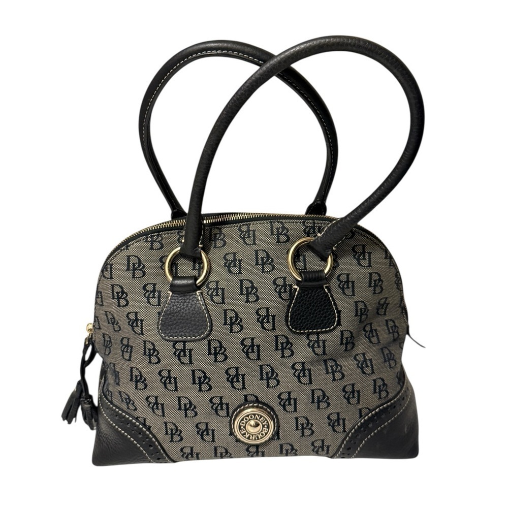 Dooney & Bourke Black And Gray Women's Bag In Excellent Condition
